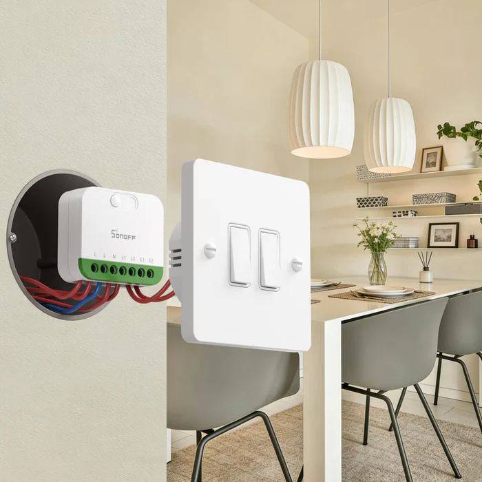 SONOFF MINI DUO MINI-2GS Matter Switch Front View