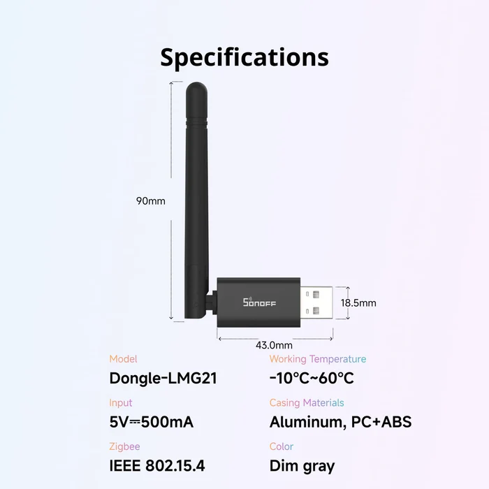SONOFF Dongle Lite MG21 Product View